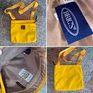 $100 BRICS X-Bag YELLOW GOLD Urban Crossbody Bag EUC
